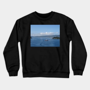 Beautiful scenery Kotor Montenegro Crewneck Sweatshirt